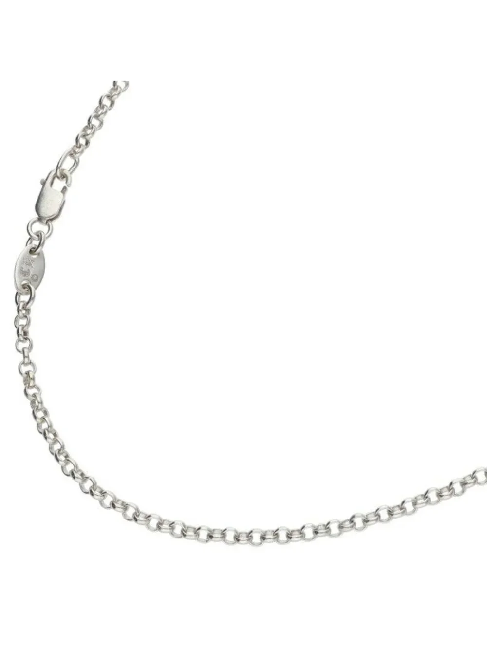 Chrome Hearts Roll Chain Silver Necklace